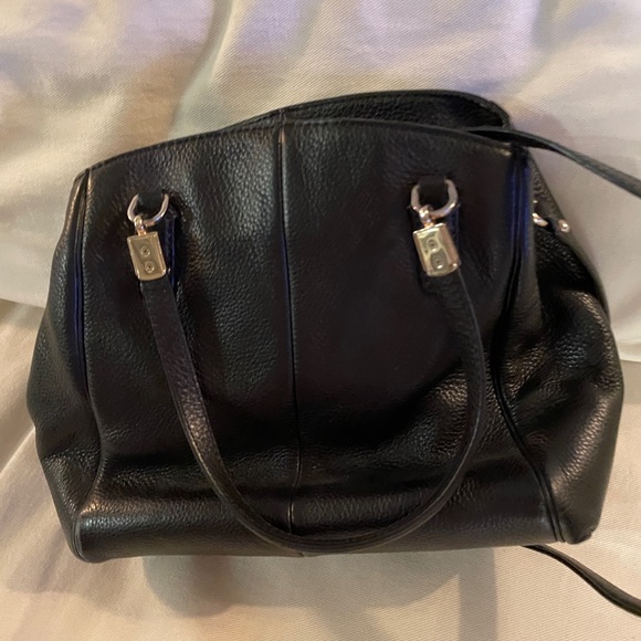 Coach Black Leather Minetta Crossbody / Carryall with Top Handles Bag - Picture 3 of 11